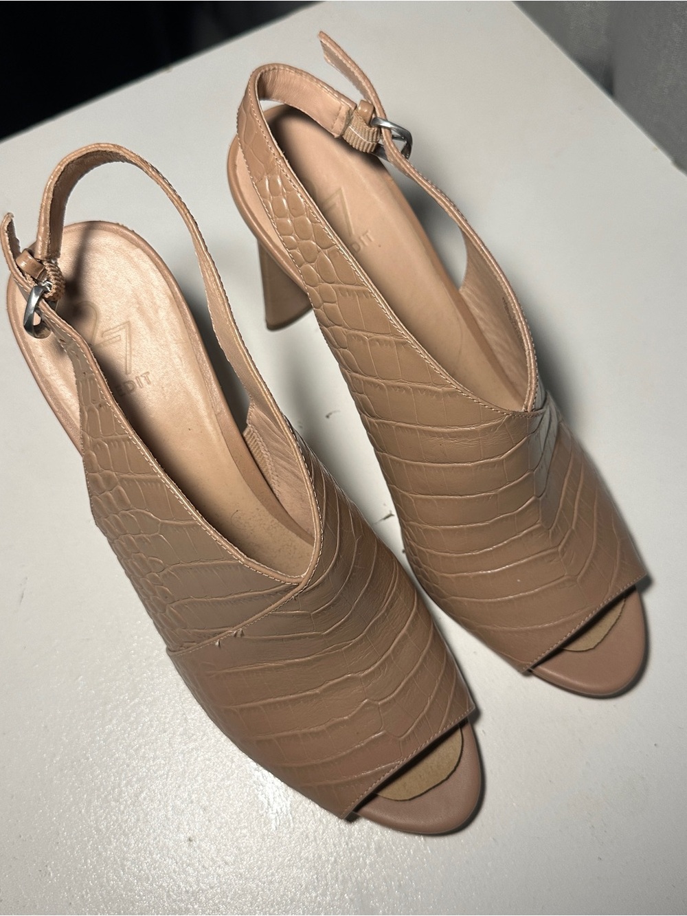 27 Edit Ladies High Heel Slingback Open Toe Shoe